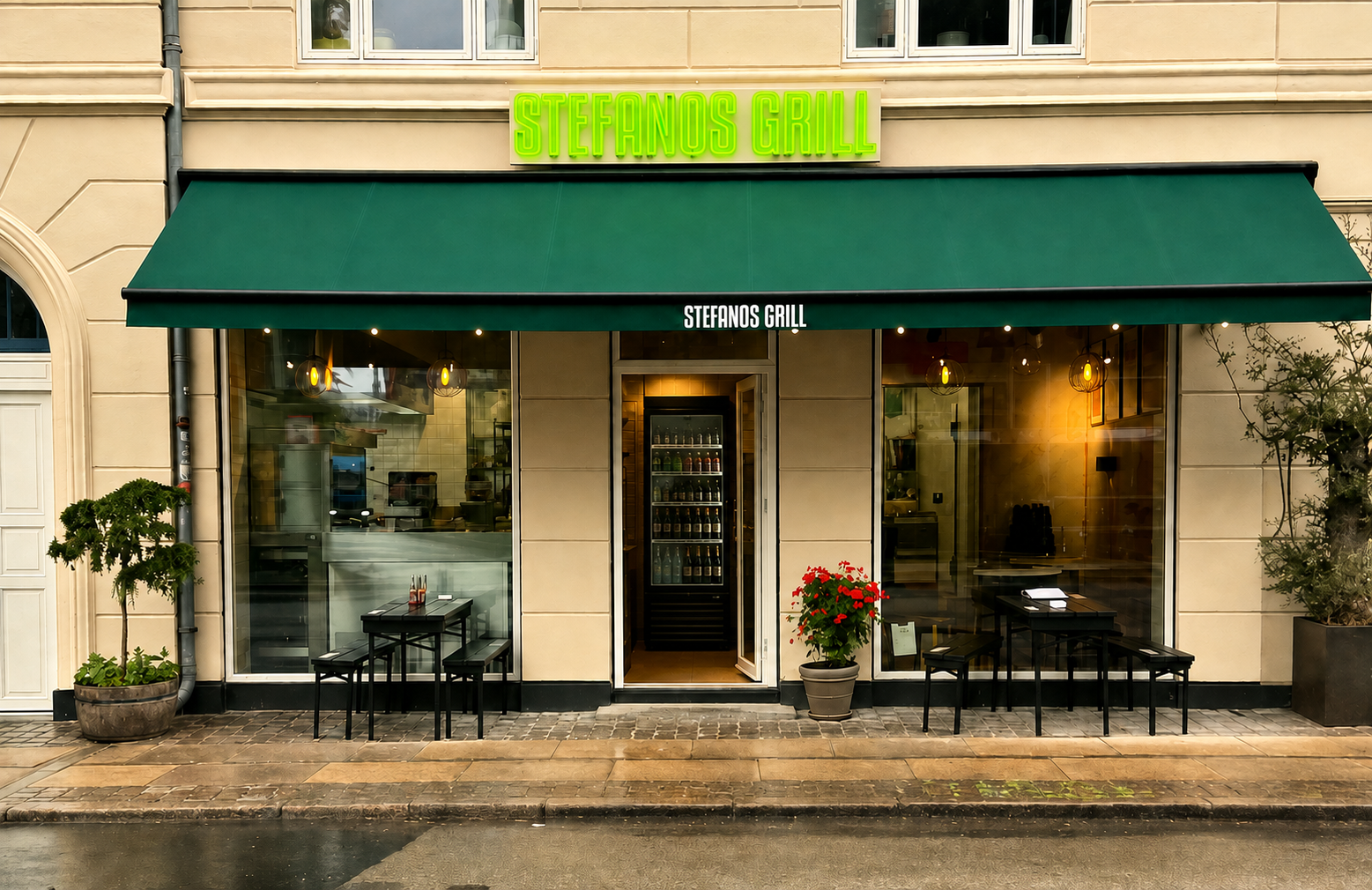 Stefanos Grill på Hillerødgade 4 på Nørrebro